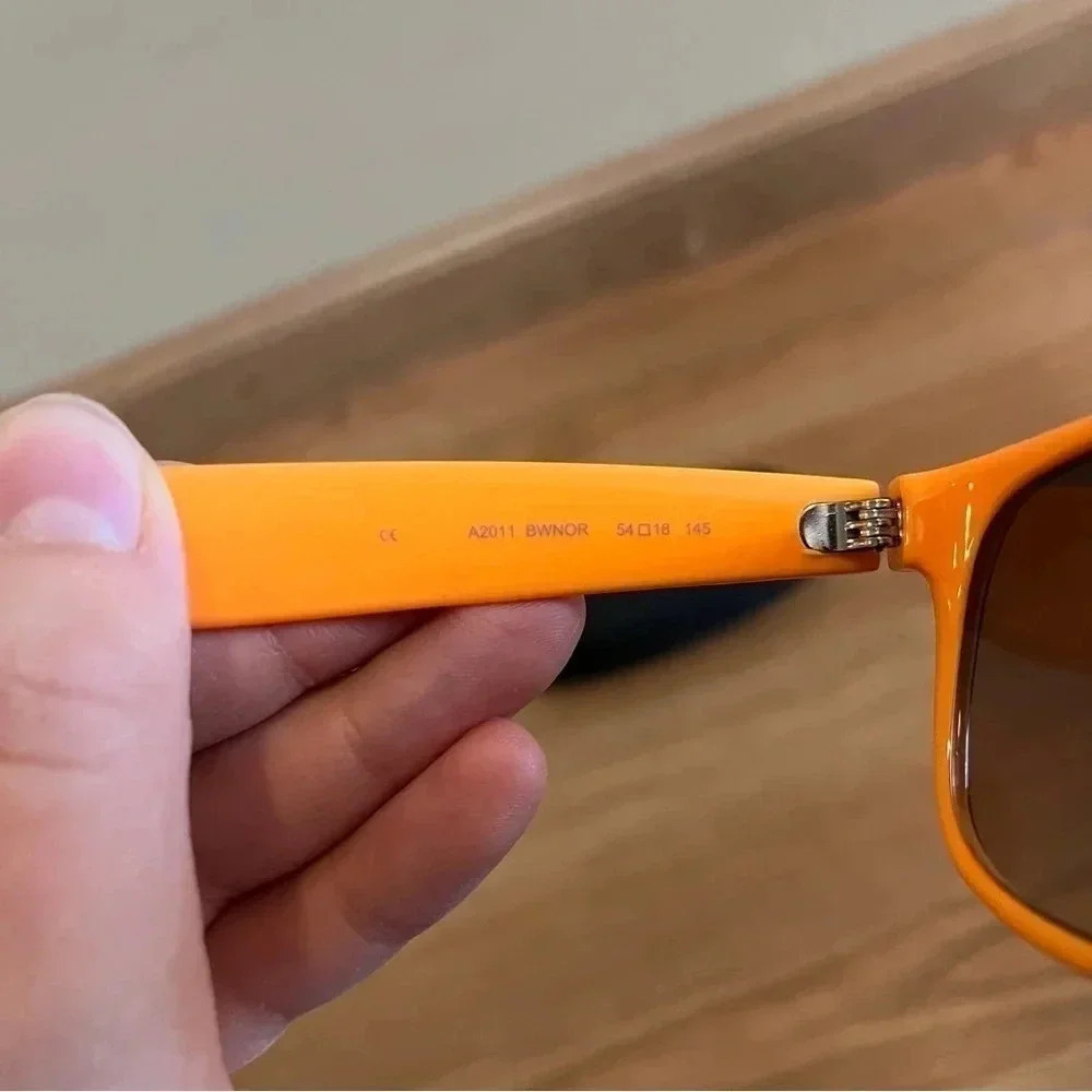 DNA by M Polarized Brown Orange Outdoor Sunglasses Bwnor 54 18 145 UV400 - Picture 5 of 7